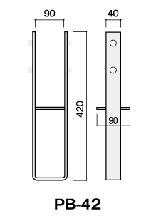 Ｚマーク　柱脚金物